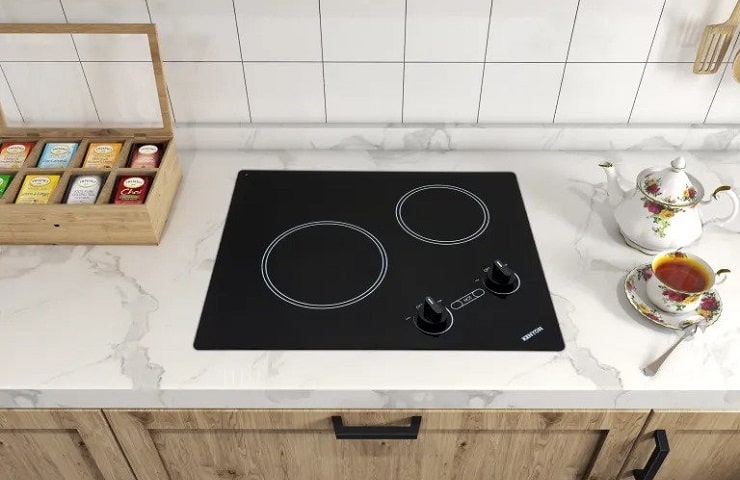 plaque de cuisson vitrocéramique 2 feux